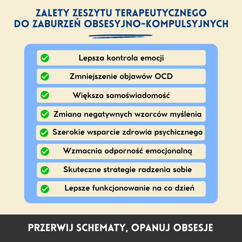 Zaburzenia Obesyjno-Kompulsyjne (OCD) - Zeszyt Terapeutyczny - Narzędzia Terapeutyczne i Strategie Radzenia Sobie