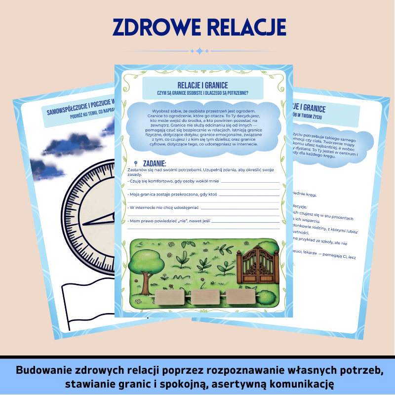 Zeszyt Terapeutyczny Dla Nastolatków - Ponad 9+ narzędzi zatwierdzonych przez terapeutów, które pomagają budować pewność siebie, jasność myślenia i siłę emocjonalną, wspierając rozwój nastolatka