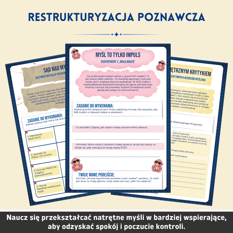 Zaburzenia Obesyjno-Kompulsyjne (OCD) - Zeszyt Terapeutyczny - Narzędzia Terapeutyczne i Strategie Radzenia Sobie