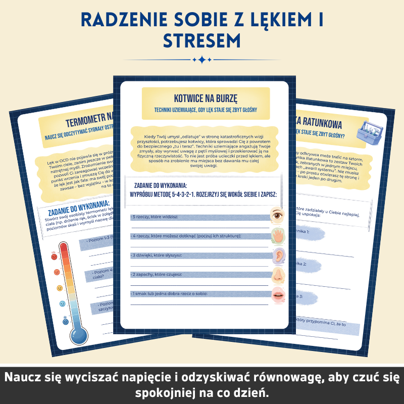 Zaburzenia Obesyjno-Kompulsyjne (OCD) - Zeszyt Terapeutyczny - Narzędzia Terapeutyczne i Strategie Radzenia Sobie