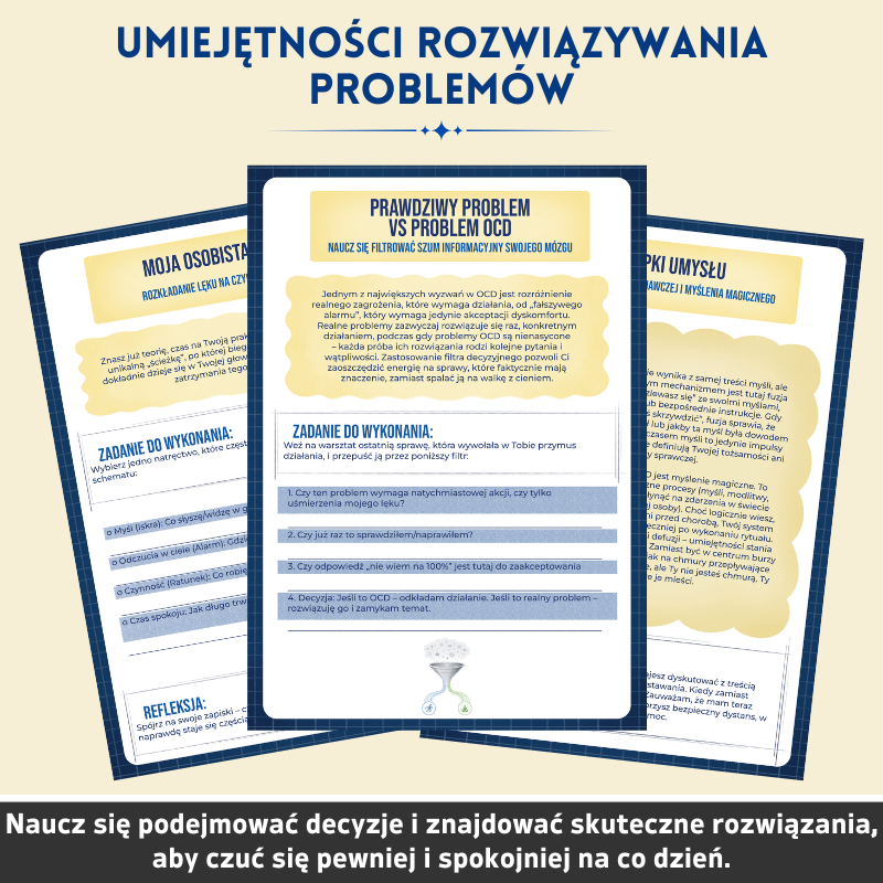 Zaburzenia Obesyjno-Kompulsyjne (OCD) - Zeszyt Terapeutyczny - Narzędzia Terapeutyczne i Strategie Radzenia Sobie