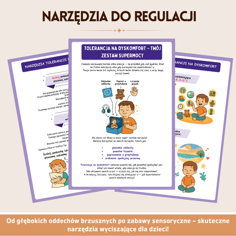Teoria Poliwagalna dla Dzieci – Ćwiczeniownik Regulacji Układu Nerwowego | Narzędzie do Regulacji Emocji