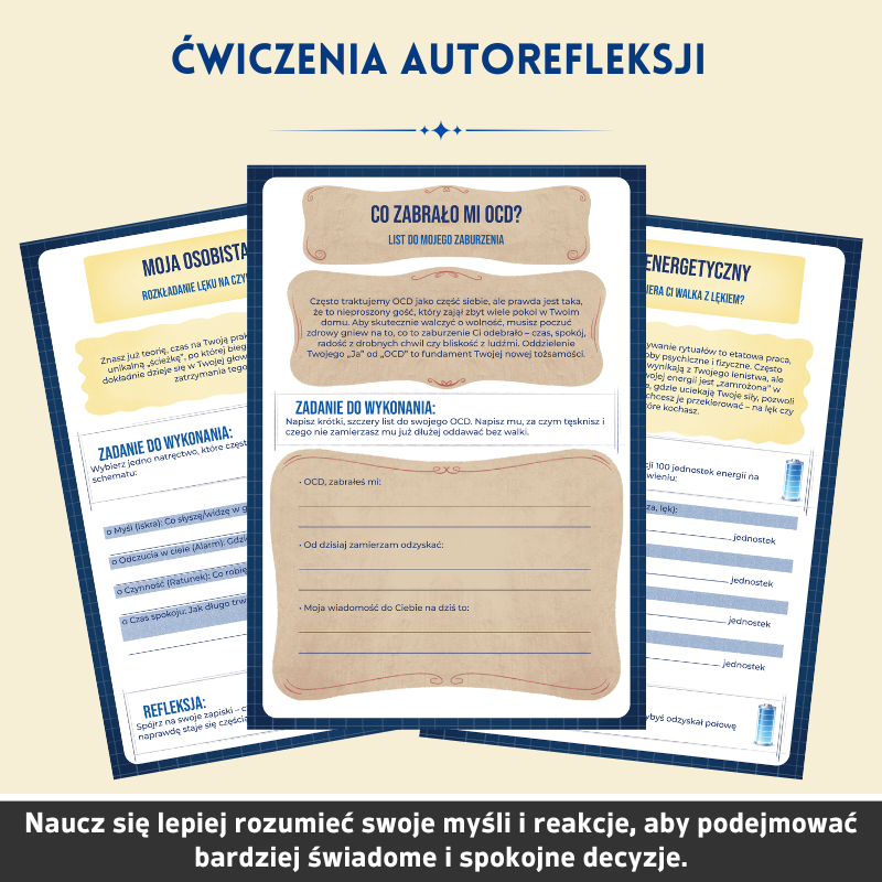 Zaburzenia Obesyjno-Kompulsyjne (OCD) - Zeszyt Terapeutyczny - Narzędzia Terapeutyczne i Strategie Radzenia Sobie