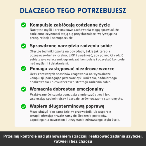 Zaburzenia Obesyjno-Kompulsyjne (OCD) - Zeszyt Terapeutyczny - Narzędzia Terapeutyczne i Strategie Radzenia Sobie