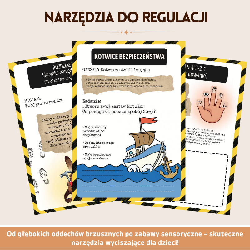 Teoria Poliwagalna dla Dzieci – Ćwiczeniownik Regulacji Układu Nerwowego | Narzędzie do Regulacji Emocji